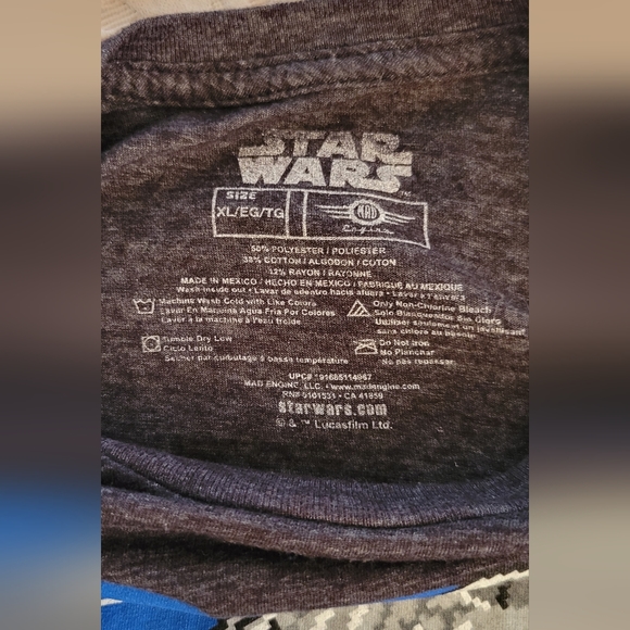 Star Wars T-shirt Millennium Falcon 8 Bit Look Vintage Shirt - Picture 3 of 6